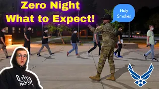 Zero Night at AIR FORCE BMT! What to expect! Leaving for Boot Camp! (Basic Military Training)