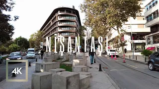 ⁴ᴷ Sunset walk in Nişantaşı neighborhood | Istanbul, Turkiye | City sounds