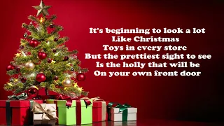 Its Beginning To Look a Lot Like Christmas - karaoke higher key (Michael Buble)