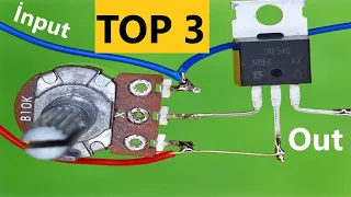 TOP 3 Voltage Control Circuits / Control Your Lights and Motors