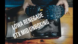 Lowa Renegade GTX Hiking Boot -  Unboxing and First Impressions