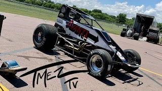 TmezTv Gave One Away @ Husets USAC National Sprint Car Race w/ Cactus Jack