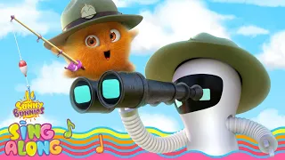 SUNNY BUNNIES - Five Little Bunnyscouts | BRAND NEW - SING ALONG | Season 1 | Nursery Rhymes