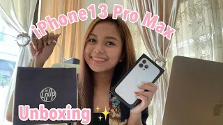 UNBOXING MY IPHONE 13 PRO MAX (SPECIAL SILVER) | The Loop Philippines | Nikol Garcia