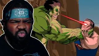 HULK CLAPPED SUPERMAN!! SUPERMAN VS HULK Animation -Taming The Beast II @zimautanimation REACTION