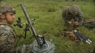 Marines Fire M252 81mm and M224 60mm Mortar Systems