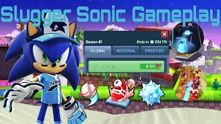 Sonic Forces Speed Battle - Early Slugger Sonic Gameplay at Global #1