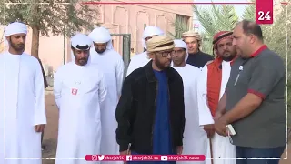 سلطان بن زايد يتفقد فعاليات مهرجان سموه التراثي في يومه الخامس