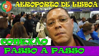 CONEXÃO PARA LONDRES, PASSO A PASSO NO AEROPORTO DE LISBOA.