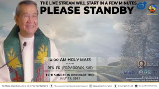 LIVE NOW | Holy Mass at the Diocesan Shrine for Sunday, July 11, 2021 (10am)