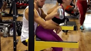 Prank Sexy Fitness Hard Workout