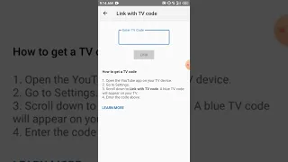 Link with TV code#code