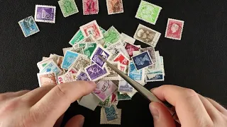Browsing Through Several Stamp Glassines
