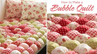 How to Make a Bubble Quilt | a Shabby Fabrics Tutorial