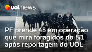 PF recaptura 48 foragidos e sob risco de fuga pelo 8 de janeiro e busca outros 160