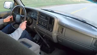 Taking the Extended Cab 5 Speed Silverado for a Drive