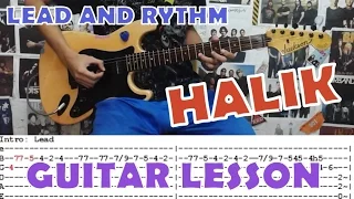 Halik - Kamikazee (Guitar Lesson/Cover Lead and Rhythm)+Chords and Tab