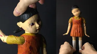 Making Crazy Doll from Squid Game