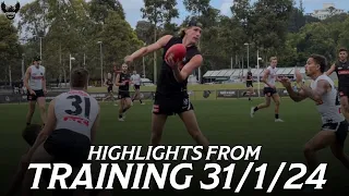 Collingwood Training Highlights | 31/1/24 | Dazzling Bobby