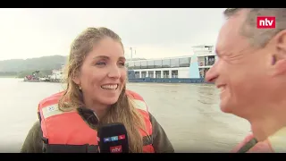 "Deutsches Bier" launig auf dem Donau-Hochwasser - Kreuzfahrtschiff wird evakuiert | ntv