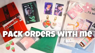 💌 как упаковывать фотокарты, альбомы и другой k-pop мерч | pack orders with me | pt. 4
