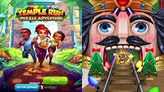 Temple Run: Puzzle Adventure 🏛 Vs Temple Run 2 🎅 Winter Toyland!