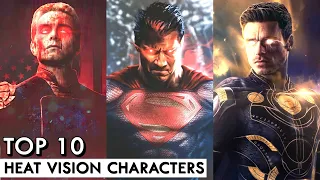 Top 10 Most Powerful Characters Who Have Heat Vision | In Hindi | BNN Review