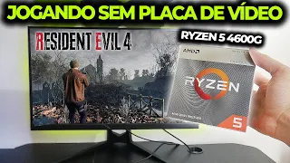 RODANDO RESIDENT EVIL 4 REMAKE NO GRÁFICO INTEGRADO, VAI? E COM A RX 580 DO ALIEXPRESS?