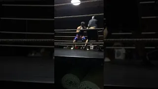 Dylan Budka Shows off his Powerfull Hooks in spar wars