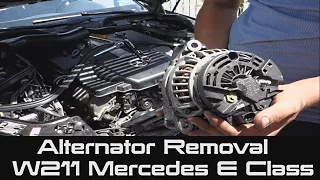 How To Change Alternator From Mercedes E500 | W211