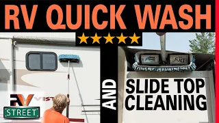 EASY QUICK WASH FOR RVer's. RV WASH WAX ALL 👍