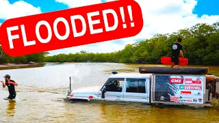 $200k Landcruiser flooded crossing the Jardine River!!!
