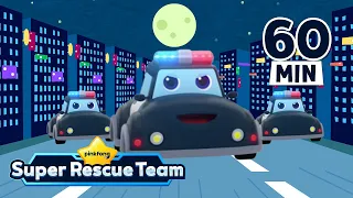 [ 1 HOUR LOOP ] Police Car 🚔 | Our Brave Roger | Pinkfong Super Rescue Team - Kids Songs & Cartoons