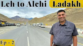 Ep 2 Leh to | Magnetic Hill Point to Sangam |to Alchi Monastery | Ladakhi food | Ladakh Tourism