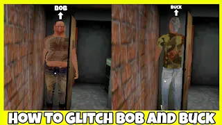 HOW TO GLITCH BOB & BUCK BEHIND THE DOOR | THE TWINS 1.1 (ESCAPE WITHOUT THE ENEMIES CHASING YOU).