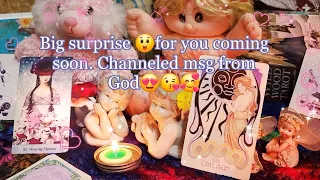 Big surprise 😲for you coming soon. Channeled msg from  God😍😘🥰Tarot🌛⭐️🌜🧿🔮