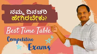 Class 310 | Best Time Table for Competitive Exams | Time Table for Study | Amaresh Pothnal |