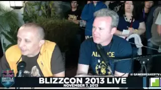 BlizzCon 2013 GAMEBREAKER TV / WoW Insider / WoW Head: Greg "Ghostcrawler" Street Interview