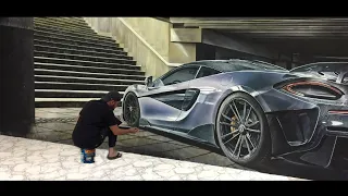 Wall painting.Airbrushing.Maclaren.Роспись стен. Аэрография