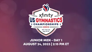 2023 Xfinity U.S. Gymnastics Championships - Junior Men Day 1 Webcast