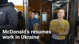 McDonald’s resumes work in Ukraine