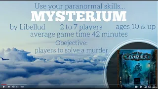 How to play MYSTERIUM