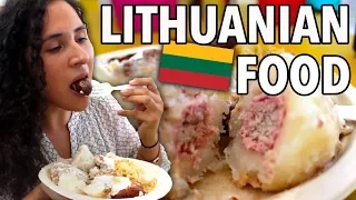 American Tries Lithuanian Food + Learns About Culture