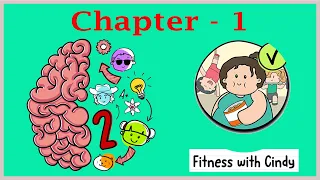 Brain Test 2 | Fitness with Cindy | Level 1 - 20 all levels solutions walkthrough