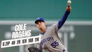 Cole Ragans Pitching Royals vs Red Sox | 8/7/23 | MLB Highlights | 11 Strikeout Game