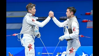 CHEUNG Ka Long 張家朗 vs CHOI Chun Yin Ryan 蔡俊彥 | 2023 Chengdu 成都 Universiade Men’s Foil Fencing 1/4