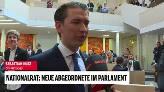 Nationalrat: Neue Abgeordnete im Parlament