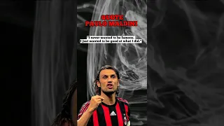 Quote Paolo Maldini • legenda AC milan • #part1 #shorts #football #sepakbola