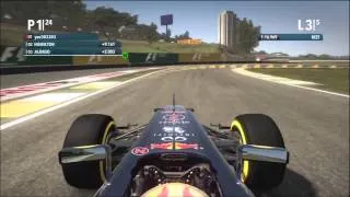 On board whit "SEBATIAN VETTEL" GP Brazil F1 2012