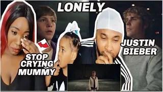 2 YEARS OLD  REACTS TO JUSTIN BIEBER LONELY MUSIC VIDEO.. STOP CRYING MAMA